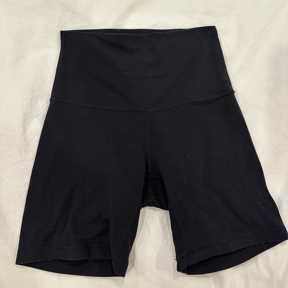 Lululemon Athletica Black Athletic Shorts align High-Waisted